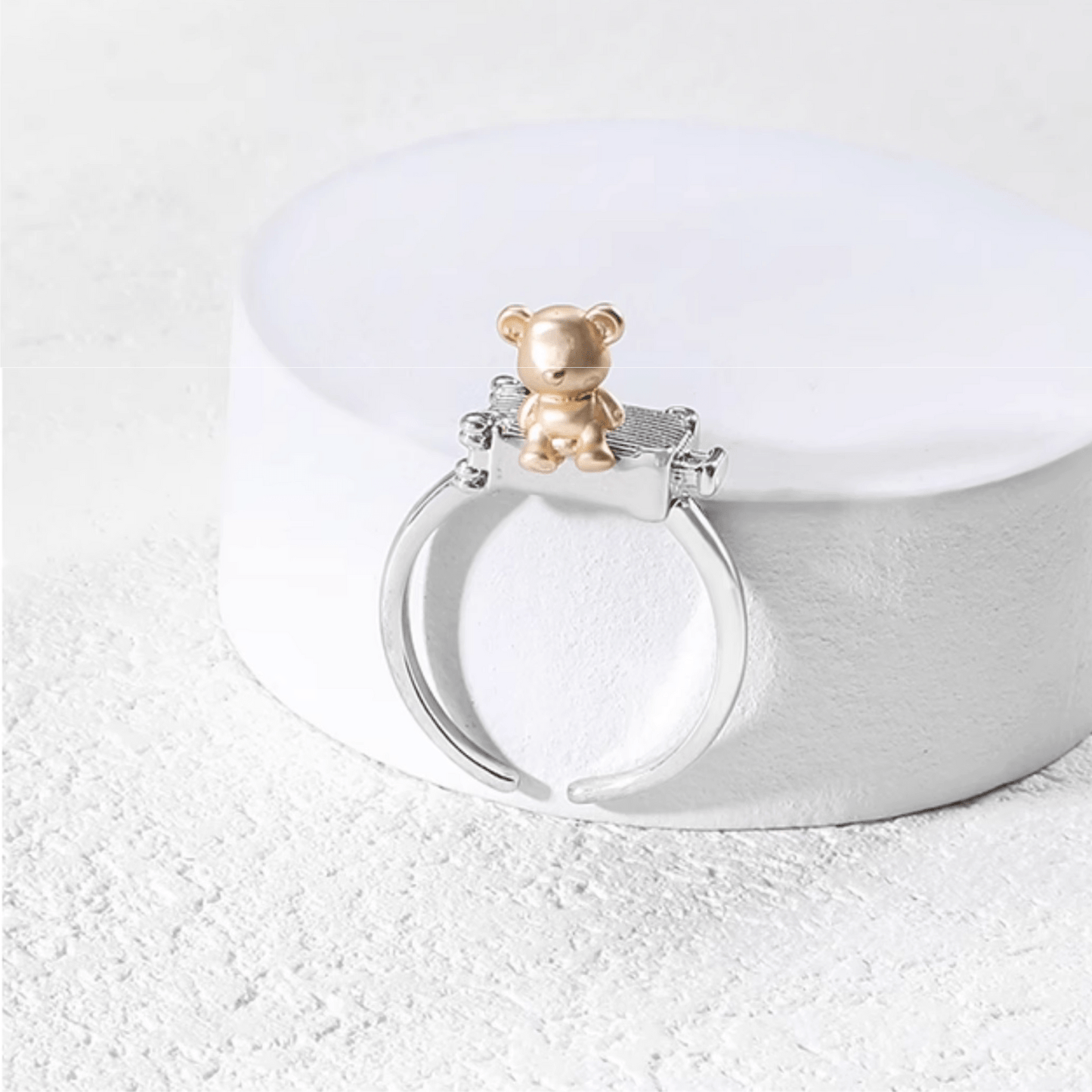 Whimsical Teddy Bear Adjustable Ring - Enola&SHEPersonalized RingsPersonalized RingsPersonalized RingsWhimsical Teddy Bear Adjustable Ring
