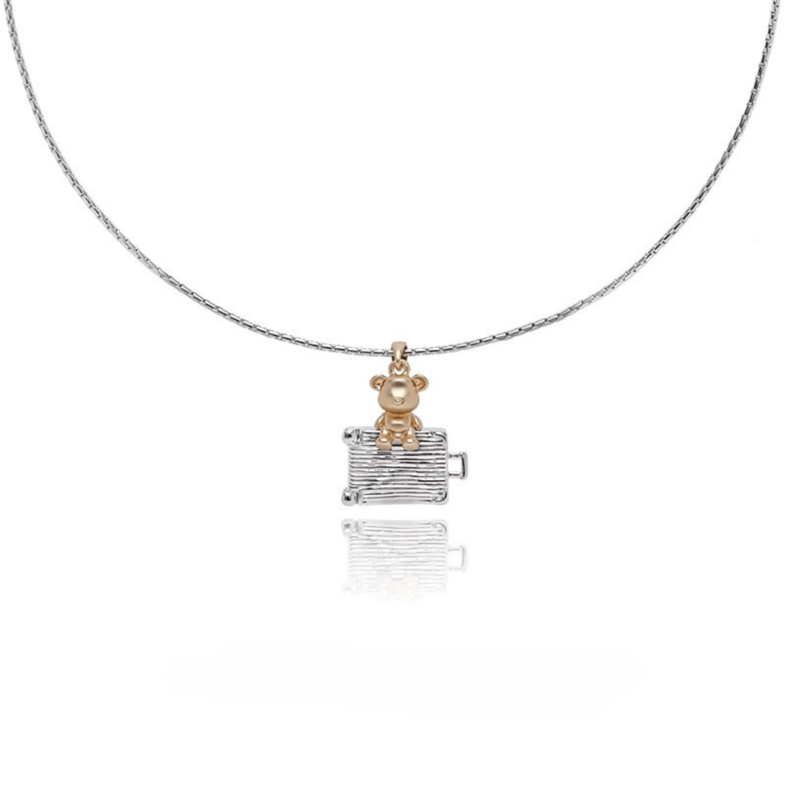925 Charming Teddy Bear Pendant Necklace - Enola&SHEPersonalized NecklacePersonalized NecklacePersonalized Necklace925 Charming Teddy Bear Pendant Necklace