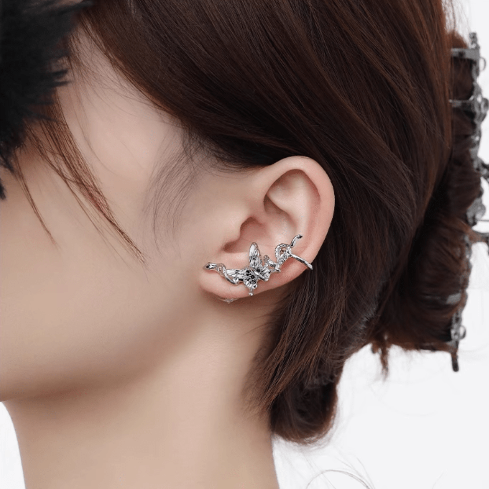 Butterfly Snake Cuff Earring - Enola&SHEPersonalized EarringPersonalized EarringPersonalized EarringButterfly Snake Cuff Earring