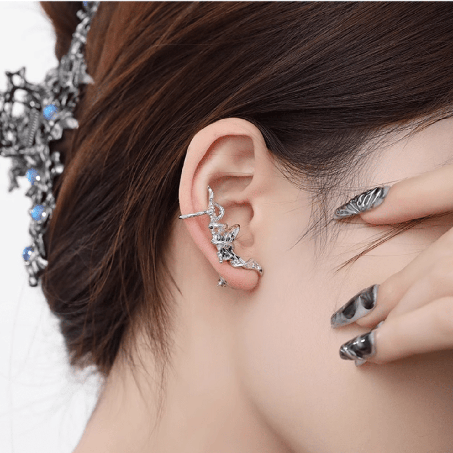 Butterfly Snake Cuff Earring - Enola&SHEPersonalized EarringPersonalized EarringPersonalized EarringButterfly Snake Cuff Earring