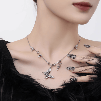 Butterfly Snake Necklace - Enola&SHEPersonalized NecklacePersonalized NecklacePersonalized NecklaceButterfly Snake Necklace