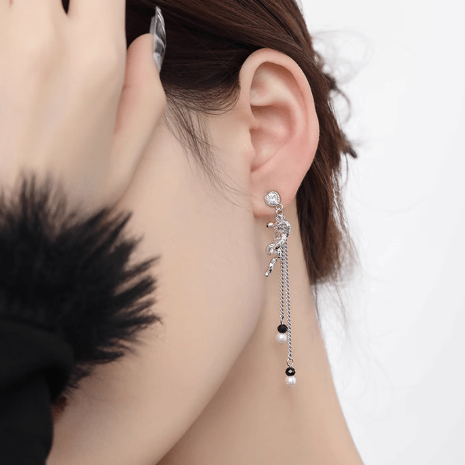 Butterfly Snake Tassels Earring - Enola&SHEPersonalized EarringPersonalized EarringPersonalized EarringButterfly Snake Tassels Earring