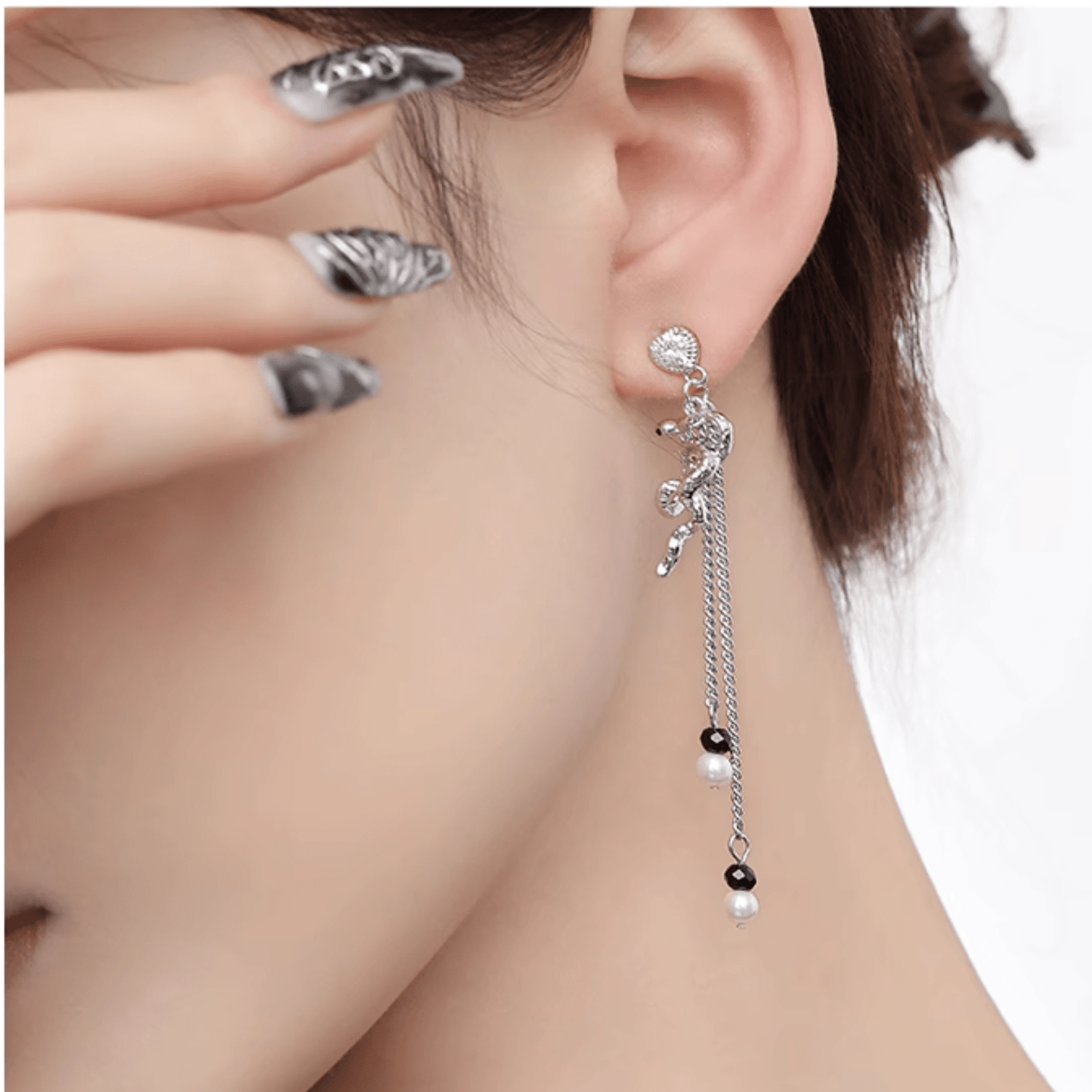 Butterfly Snake Tassels Earring - Enola&SHEPersonalized EarringPersonalized EarringPersonalized EarringButterfly Snake Tassels Earring